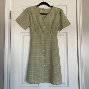 Sage green dress